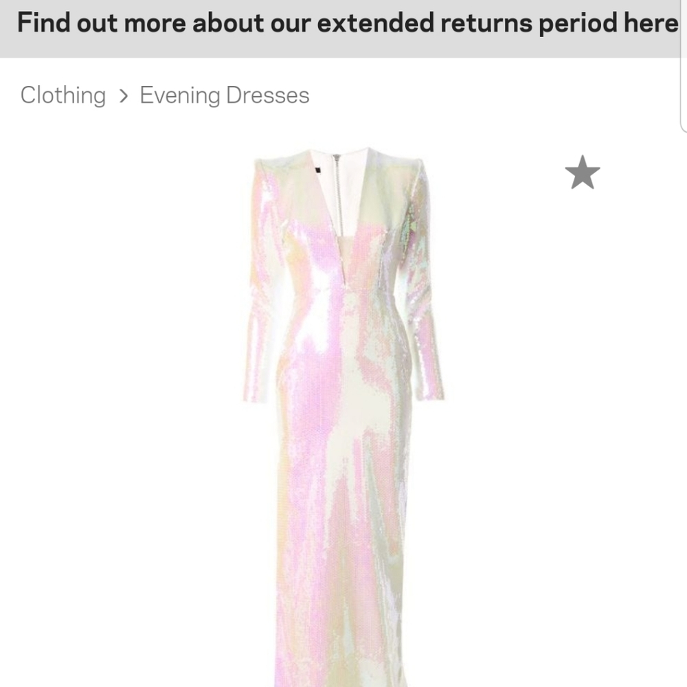 Alex Perry white gown - Picture 4 of 5